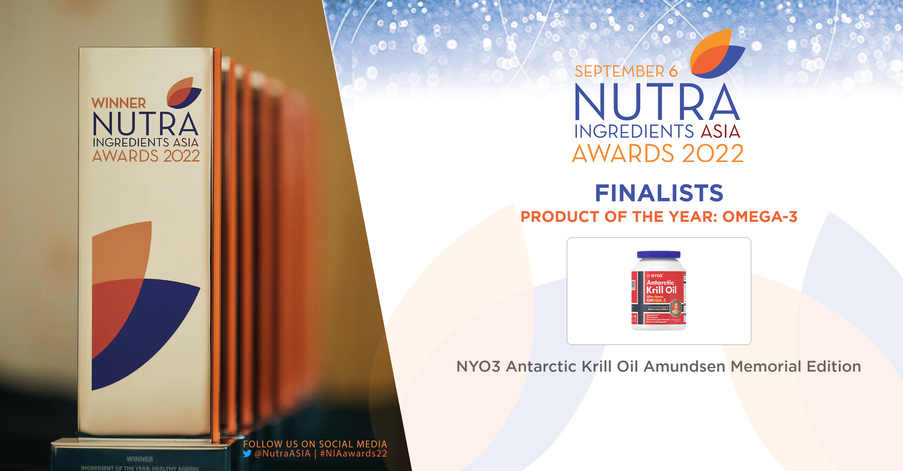 Nyheter | NYO3 Norge nominert til 2022 NutraIngrediens OMEGA-3 Product of the Year Award